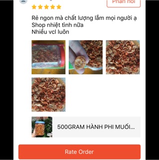 500GRAM HÀNH PHI MUỐI TÔM NGỌC THUỶ