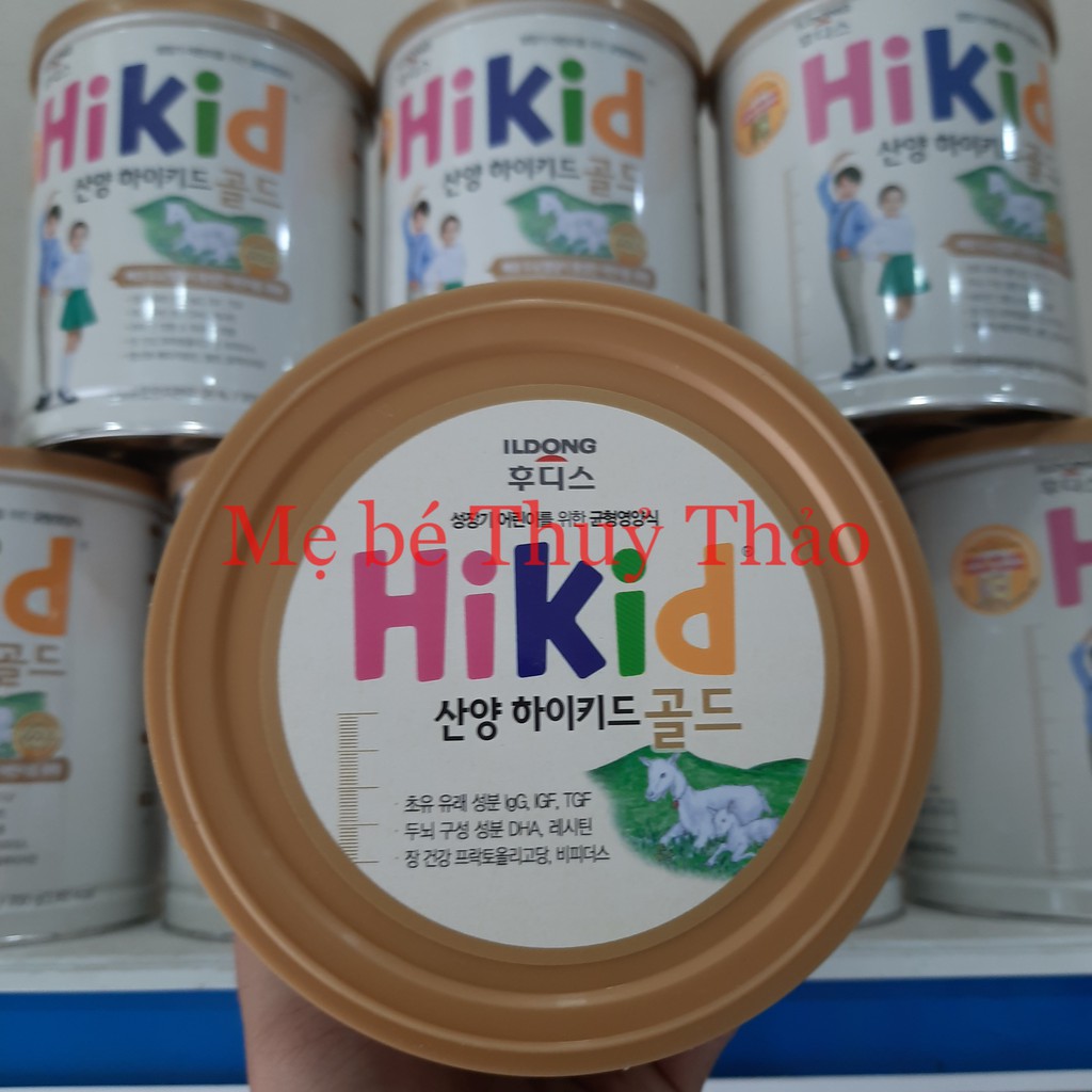 Sữa dê núi Hikid Gold 700g hàng chính hãng (trẻ từ 1-9 tuổi)