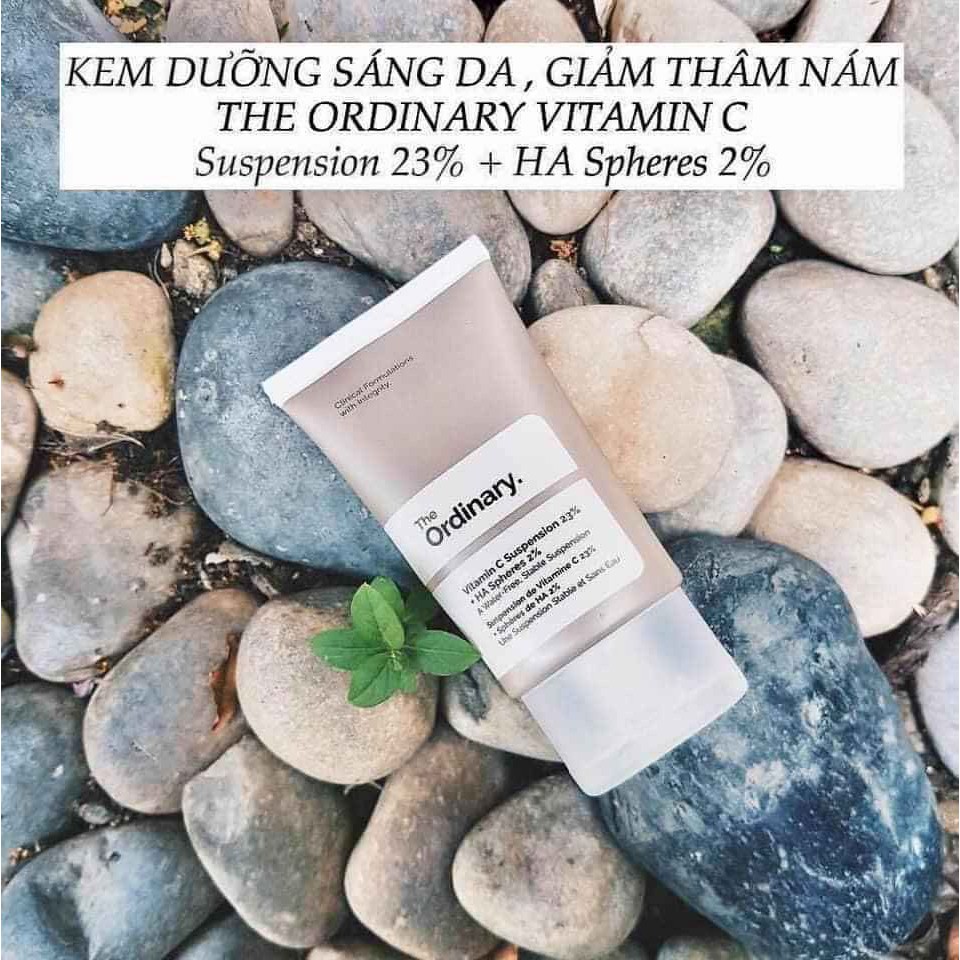 The Ordinary Vitamin C Suspension 23% + HA Spheres 2% - 30mL - Kem dưỡng trắng da, giảm thâm mụn