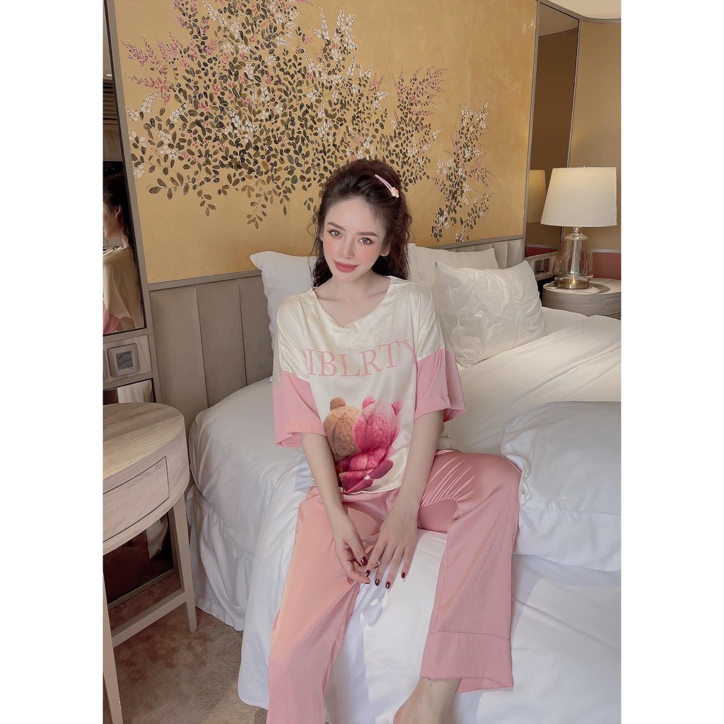 Bộ Lụa DÀI cổ tròn hình siêu xinh ( kèm ảnh thật ) | BigBuy360 - bigbuy360.vn