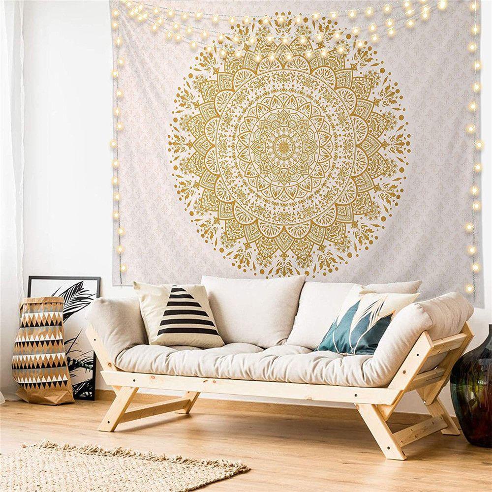 Thảm Treo Tường Trang Trí In Hình Phong Cách Bohemian