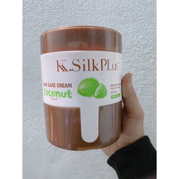 Dầu hấp tóc phục hồi hương dừa K.Silk Plus 1000ml