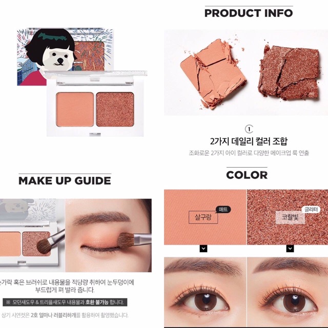 Phấn Mắt Missha X Beyond Closet By Go Tae Yong – Eye Love Pet Shadow