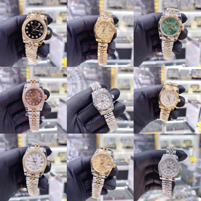 Đồng hồ nữ chính hãng, đồng hồ đeo tay nữ ROLEX full box siêu cao cấp, sang chảnh thời trang, giảm g