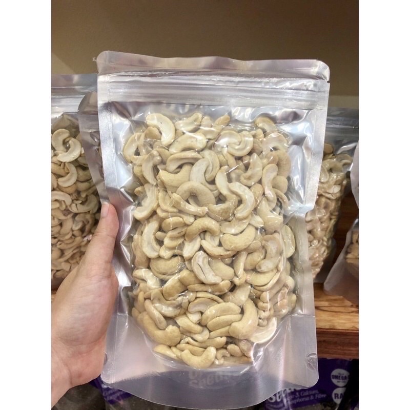 Hạt điều sống vỡ đôi 100g