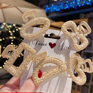 Bộ kẹp tóc 5 cái xi vàng Hot Trend Style Hàn Quốc - Bộ 5 cái