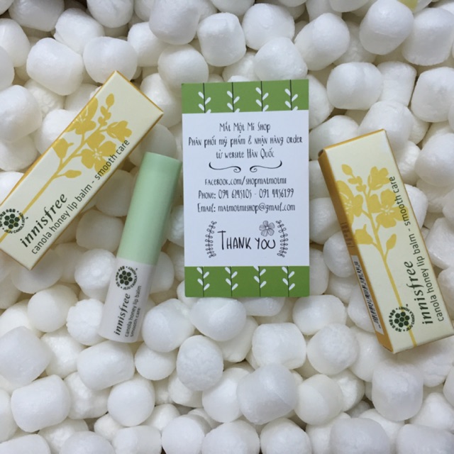 SON DƯỠNG INNISFREE CANOLA HONEY LIP BALM - SMOOTH CARE