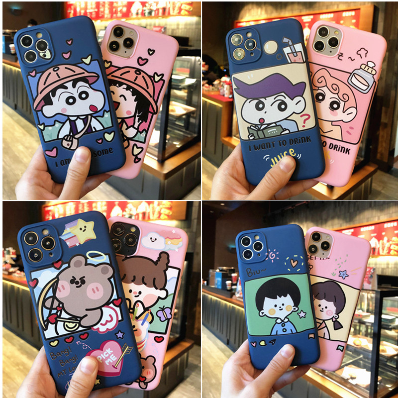 Ốp Lưng Silicone Họa Tiết Hoạt Hình Shin-Chan Thời Trang Cho Samsung Galaxy S20 Ultra S20 + Plus / J3 J5 J7 Pro 2017 J730 J530