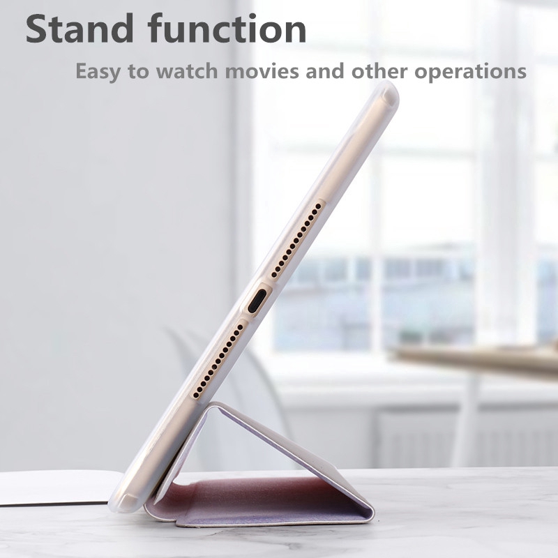 Bao da máy tính bảng nắp lật mềm họa tiết cẩm thạch cho iPad Air/Air 2/5 6 9.7 2017 2018/2 3 4/Mini/1 2 3 4 5 Pro 10.5 | BigBuy360 - bigbuy360.vn