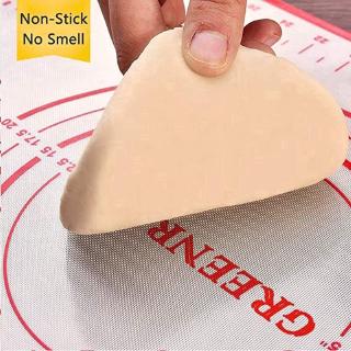 Non-Stick Silicone Silicon Baking Bake Bakery Mat Mats Sheet Sheets Tools Tool Heat Resistance Table Placemat Pad Pastry Board Rolling Dough Mats with Measurement Oven Liner