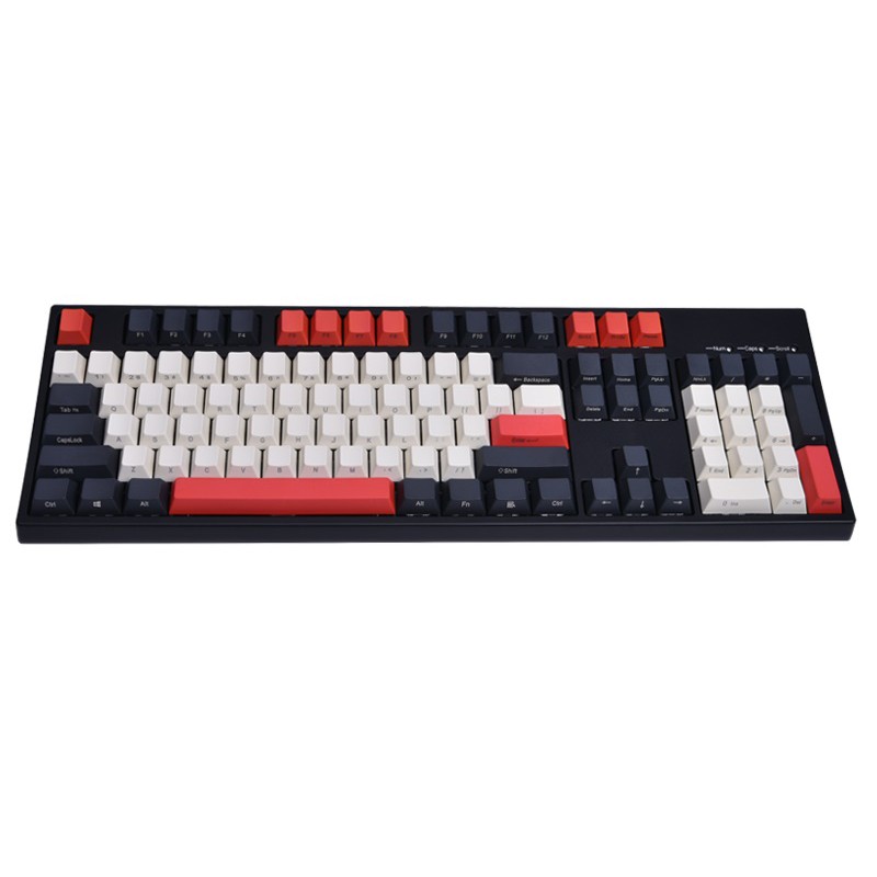 Set keycap Red Carbon, chất liệu Thick PBT, fullsize 108 phím + km keypuller