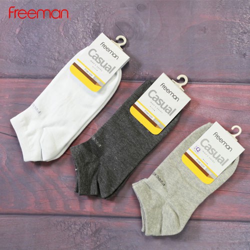 [Combo 5 đôi] Tất cổ ngắn chất liệu cotton FREEMAN