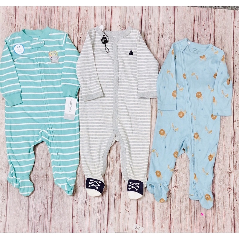 Body liền chân sleepsuit có vớ và không vớ cho bé từ 1-24m