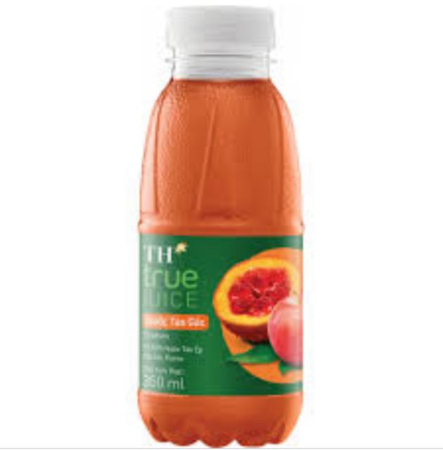 Nửa Thùng Nước Trái Cây tự nhiên TH true JUICE (  Cam/ Táo / Táo Đào/ Táo Gấc) Lốc 6 chai 350ml × 2 lốc