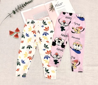 set 5 Quần legging cho bé siêu yêu