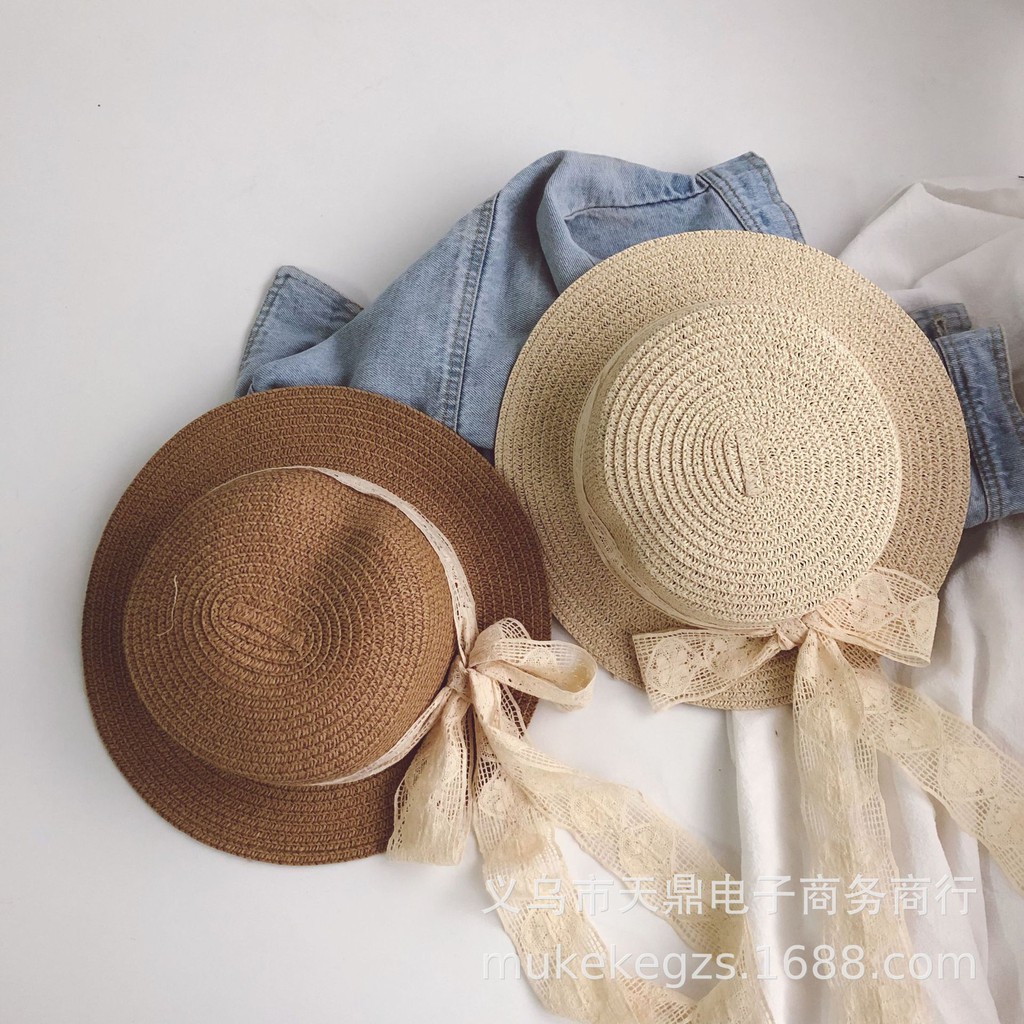 Mũ vành cói bé gái B54 20767