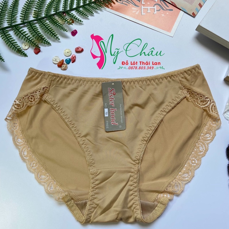 Quần Lót Nữ Thun Lạnh Phối Ren Trẻ Trung Dễ Thương Siêu Bền Hàng Nhập Khẩu, MỸ CHÂU - SHOP ĐỒ LÓT THÁI LAN 723 | BigBuy360 - bigbuy360.vn