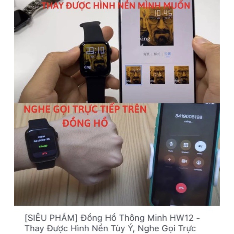 Hw12 Thay dây núm xoay bong bóng đổi hình nền Bảo hành 12 Tháng