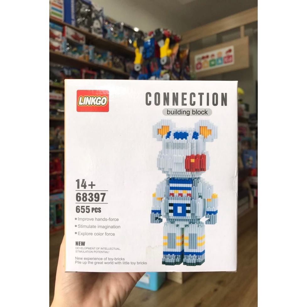 ĐỒ CHƠI LẮP GHÉP LEGO 3D MÔ HÌNH BEARBICK 19CM 🔥🔥🔥