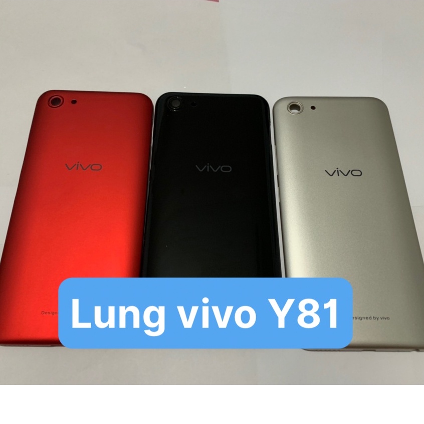 Bộ vỏ vivo Y81 zin - gồm khung xương, lưng, phím, kính camera