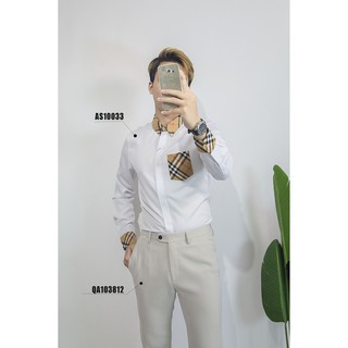 Áo Sơ Mi Nam Đẹp Kiểu Dáng Hàn Quốc Họa Tiết BBR Hàng Cao Cấp SM52 [Ani Adam Store]