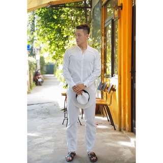 ÁO SƠ MI ĐŨI DÀI TAY - CỔ TÀU