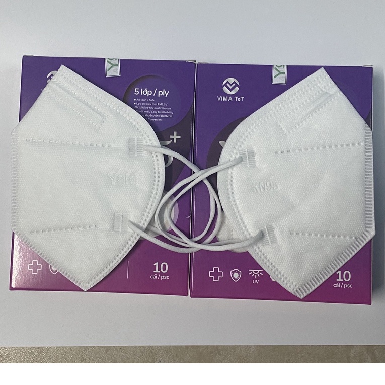 [KN95+] Combo 10 Hộp Khẩu Trang YOKI KN95+ 5 Lớp (Tiêu Chuẩn Xuất khẩu BFE ≥95%, Hộp 10 Cái) | BigBuy360 - bigbuy360.vn