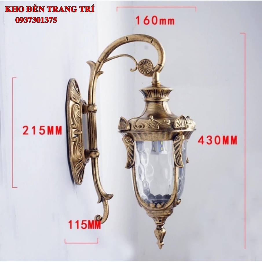 Đèn Tường Ngoại Thất Cao Cấp  Trang Trí Cột Hiên -Tường Ngoại Thất Và Nội Thất