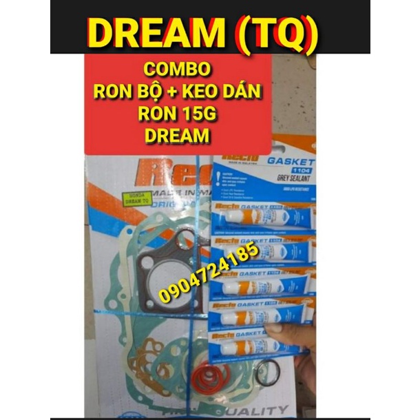 RON MÁY + KEO DÁN RON XE DREAM(T.Q)RECTO MALAYSIA (GIÁ TỔNG KHO HÀNG RECTO)
