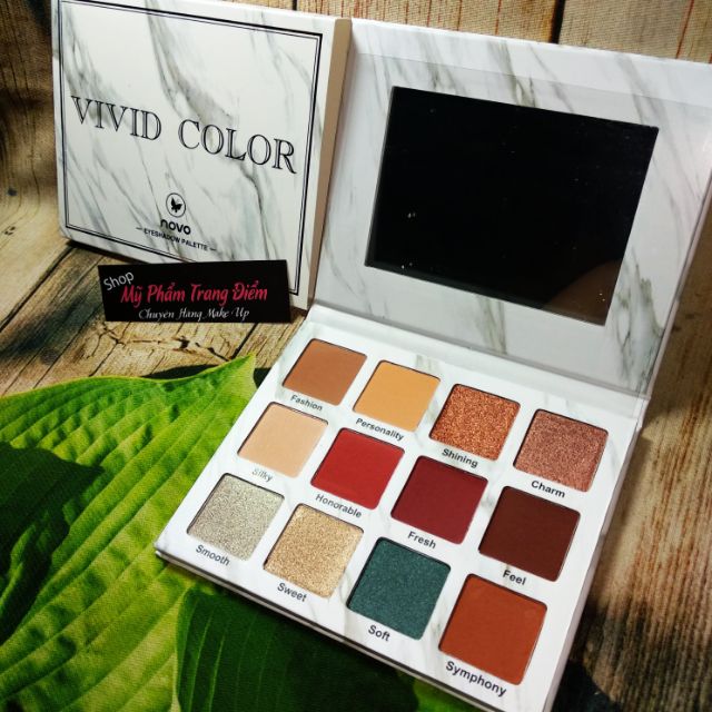 PHẤN MẮT NOVO VIVID COLOR 12 Ô