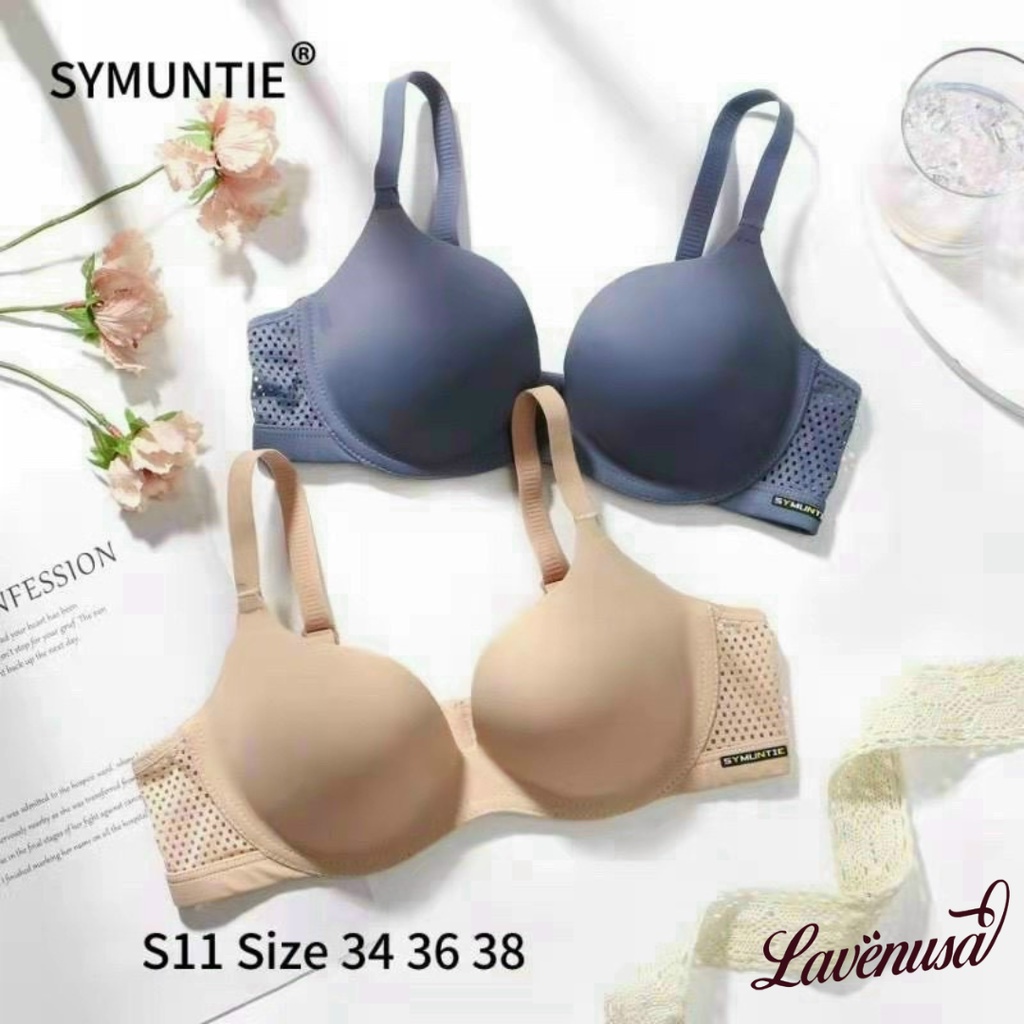 Áo lót nữ đệm vừa không gọng nâng ngực quai lưới thoáng khí LAVENUSA AL73