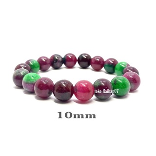 Vòng Tay Đá Ruby Nguyên Bản 6mm
