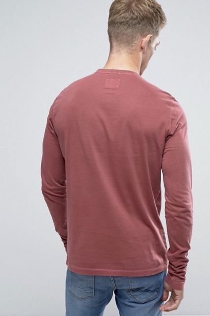 [VNXK] Áo dài tay nam Abercrombie & Fitch Mens Henley Long Slevee Top Garment Dyed