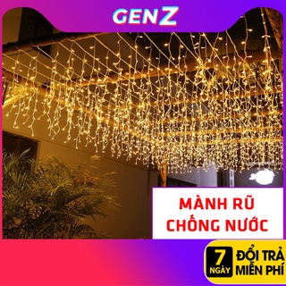 Đèn rèm mành mưa rủ Thả Trần⚡𝗡𝗵𝗮́𝘆 Đ𝗶𝗲̂̉𝗺 𝗖𝗵𝗮̂𝘂 𝗔̂𝘂 ⚡ -Đèn Nháy Mành rủ Trang Trí , Đèn Rèm Ban Công, Sân Vườn