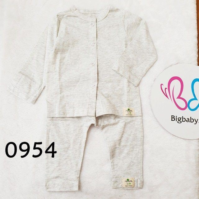 Bộ Dài Tay Bé Gái Cài Nút Cho Bé Từ 3-11KG