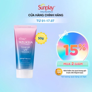 Tinh chất chống nắng nâng tông dành cho mọi loại da Sunplay Skin Aqua Tone