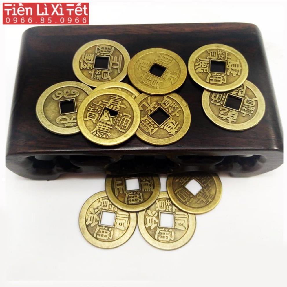 Đồng Xu Ngũ Đế phong thủy may mắn chiêu tài