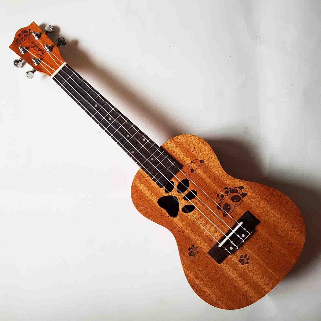 Đàn Ukulele 23&quot; Gỗ khắc hình Panda