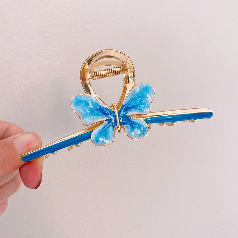 Kẹp Tóc Hình Bướm / Cá Mập Phong Cách Hàn Quốc Ngọt Ngào Cho Nữ