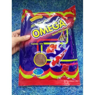 Cám cá koi-omega viên lớn 500g giúp cá mau lớn lên màu