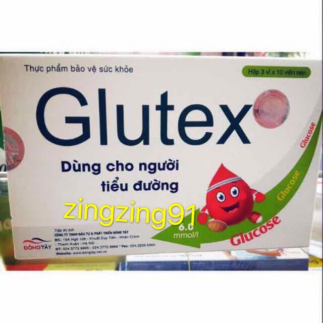Glutex dùng cho người tiểu đường