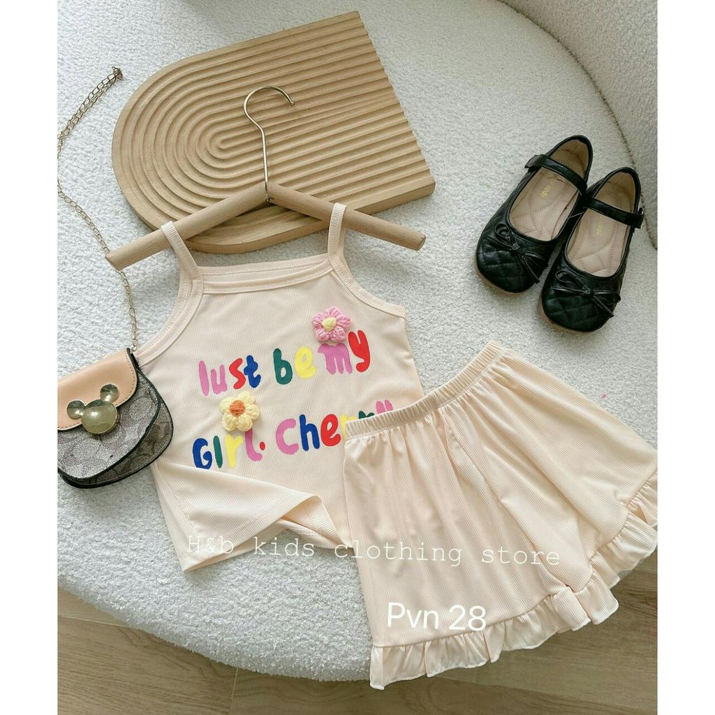 Bộ 2 dây tăm lạnh siêu cute cho bé gái.