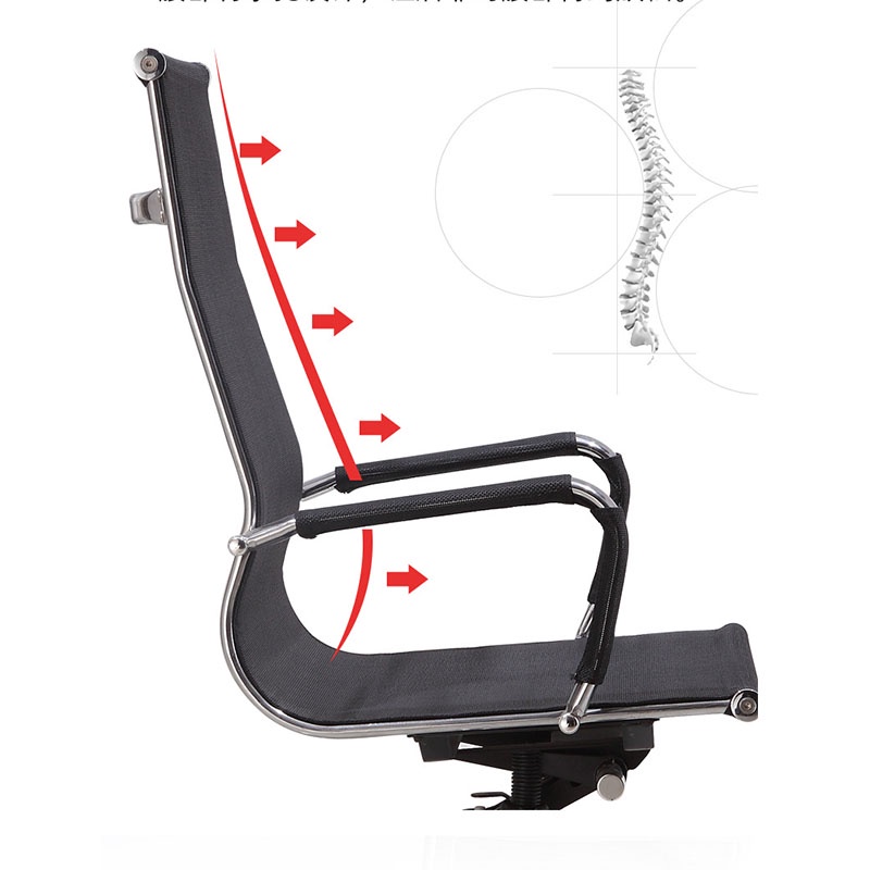 Ghế Văn Phòng Làm Việc Lưng Lưới Cao Cấp Ghế Ngồi Thư Giãn Khung Thép Siêu Bền Lưng Lưới Thoáng Mát Hiện Đại