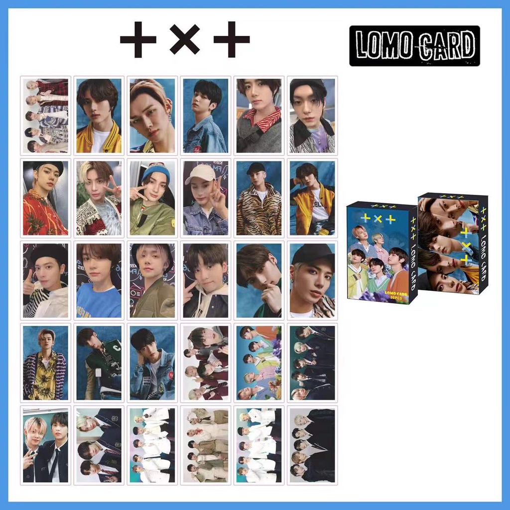 LOMO Thẻ ảnh TXT Cho Người Hâm 55 Cái/bộ Kpop
