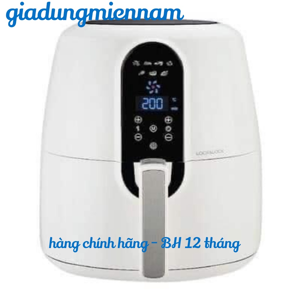 [Mã ELHAMS5 giảm 6% đơn 300K] Nồi Chiên Không Dầu Điện Tử LocknLock EJF351WHT 5.2L 1800W (Màu Trắng) - Chính Hãng