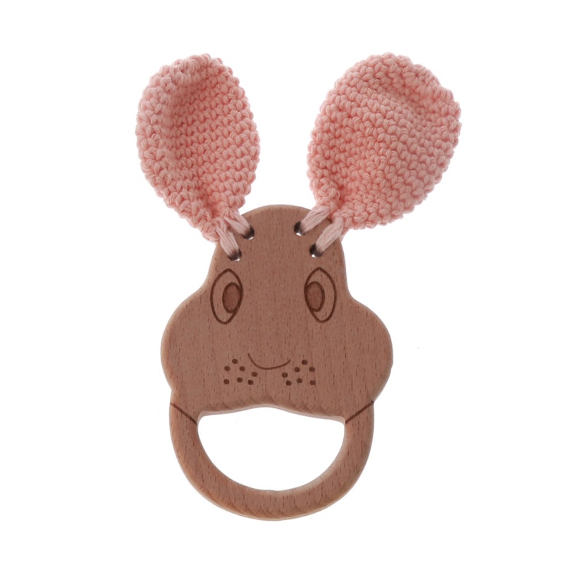 1 Lục Lạc Đồ Chơi Bằng Gỗ Không BPA Cho Bé Gặm Nướu