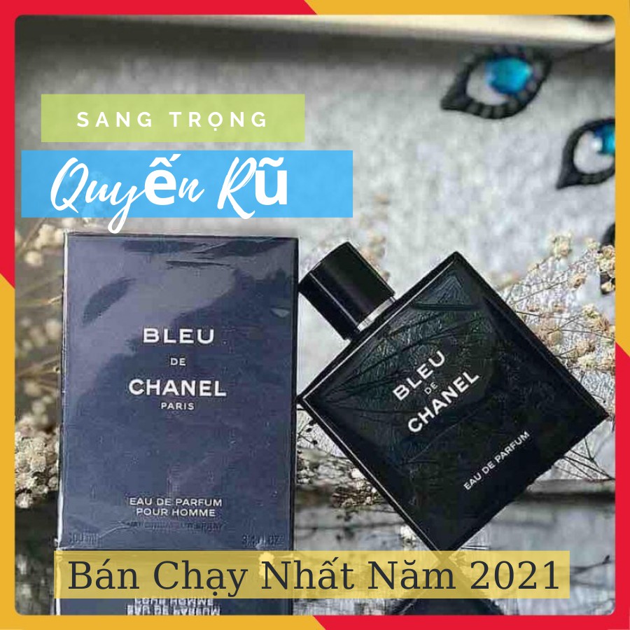 [FREE SHIP] Nước Hoa Nam Nữ Cao Cấp Bleu Parfume 100ml Cực Thơm | Thế Giới Skin Care