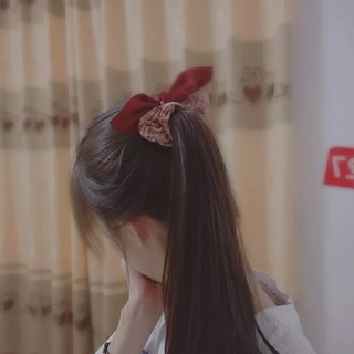  INS Scrunchies Dây buộc tóc hoa