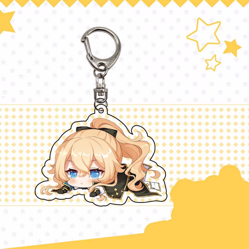 Móc Chìa Khóa Họa Tiết Hoạt Hình Sáng Tạo Giá Đỡ