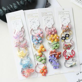 5 dây buộc tóc hoạt hình cho bé